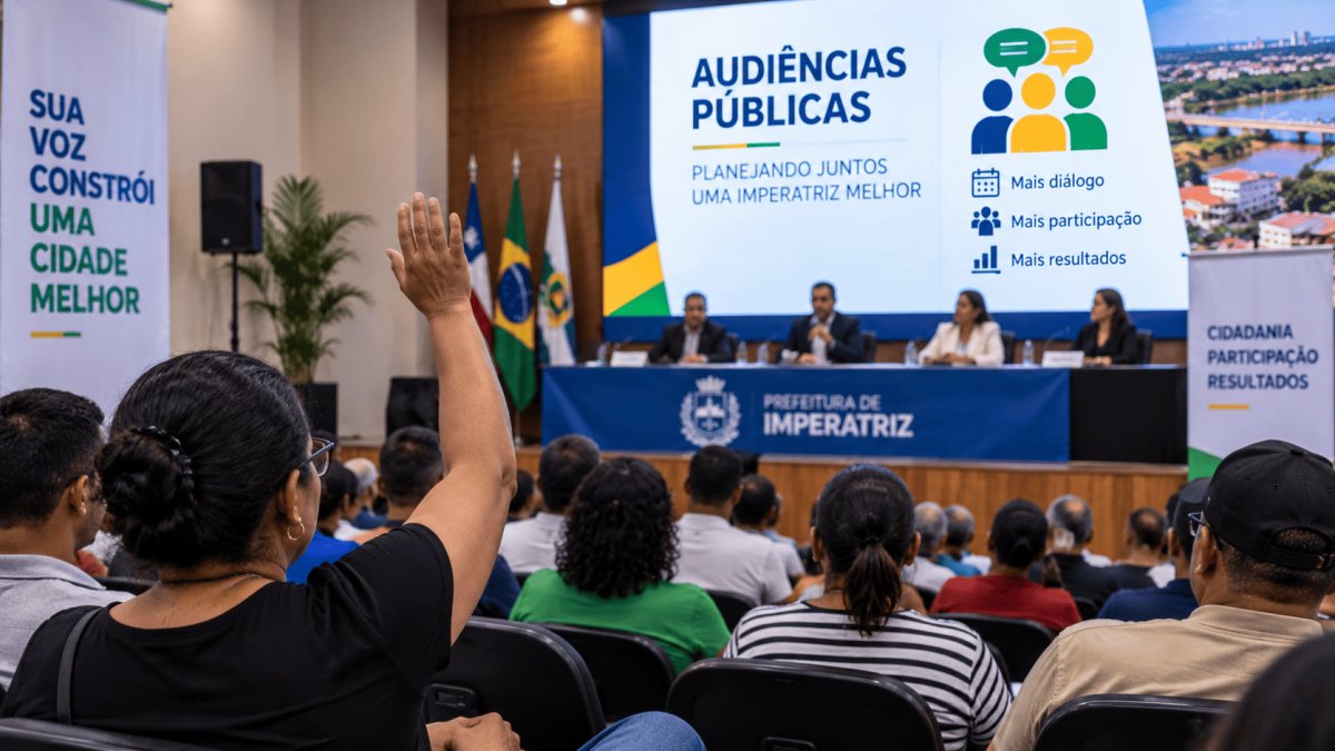 Calendário de audiências amplia participação da comunidade