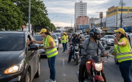 Campanha educativa reforça cuidados no trânsito durante horários de pico