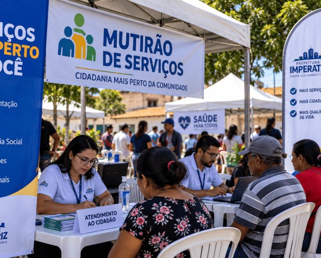 Mutirão de serviços leva atendimento a bairros de Imperatriz